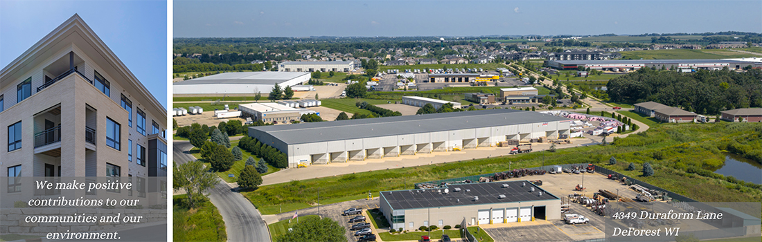 Two Points Crossing, Madison WI, and 4349 Duraform Lane, DeForest WI